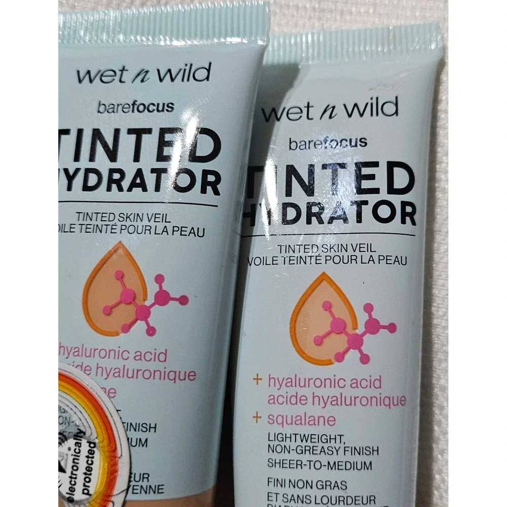 5pk Wet n Wild Bare Focus Tinted Hydrator Bundle Medium Deep Tan Hyaluronic Acid
